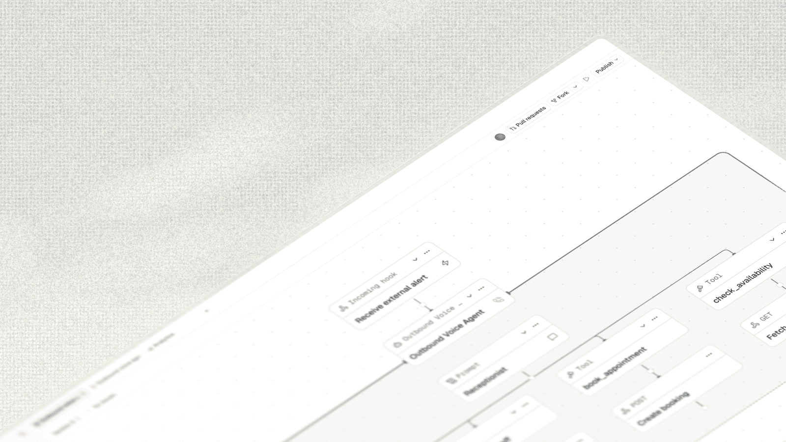 HappyRobot workflow editor overview